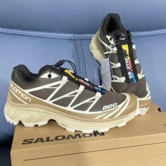 Salomon Other - Salomon Men's Black and Tan Athletic Shoes